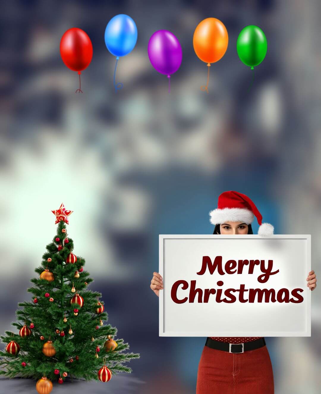 Merry Christmas HD Backgrounds For CB Photo Editing