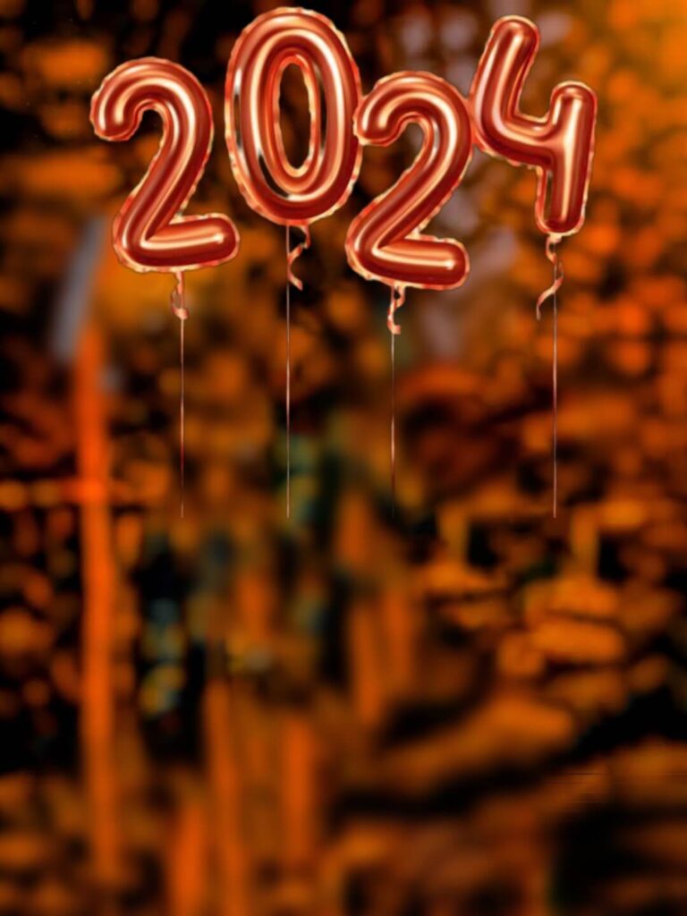 Welcome 2024 New Year Background Free