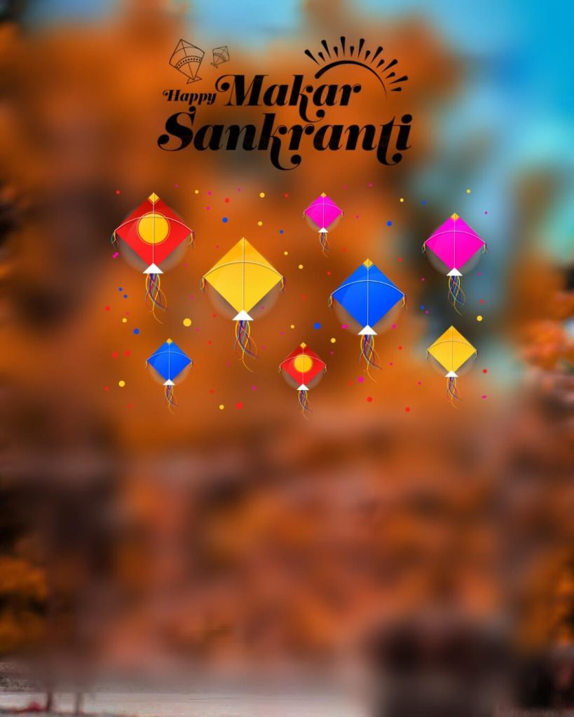 Happy Makar Sankranti CB Editing Background Free Stock Photos