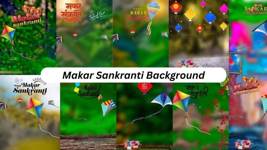 Happy Makar Sankranti Editing Background