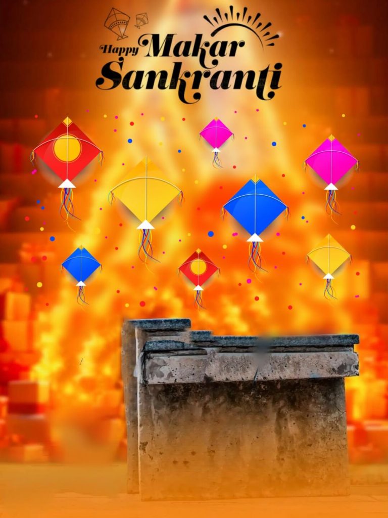 Hd Makar Sankranti Editing Background Download