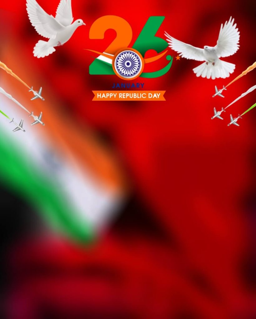 Indian Flag 26 January CB Editing Background HD