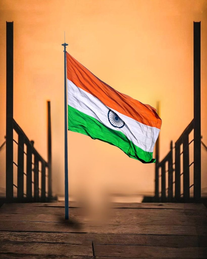 Indian Republic Day CB Blur Tiranga Background HD