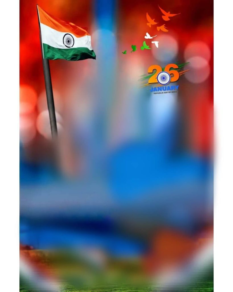 Latest Happy Republic Day Photo Editing Background