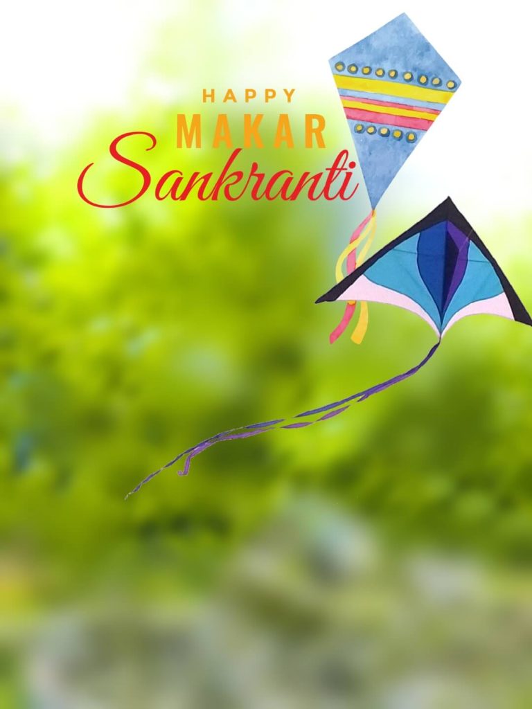 Makar Sankranti CB Editing Background Free Images HD