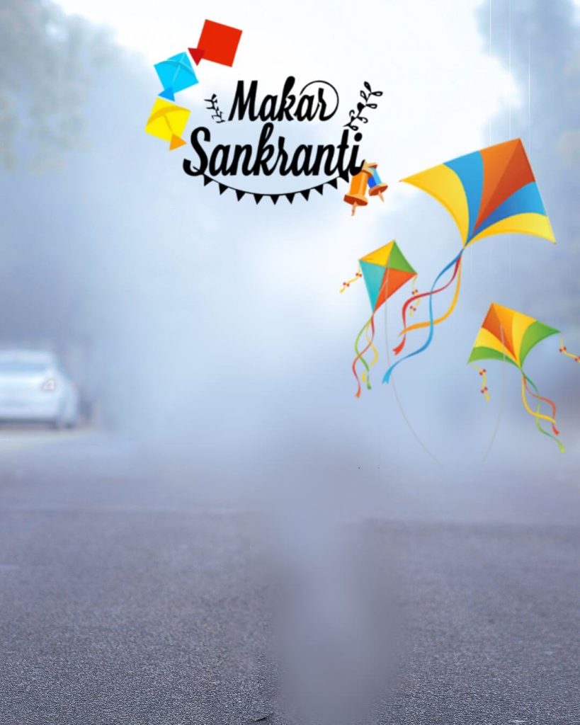 Makar Sankranti Kite CB Background Full HD