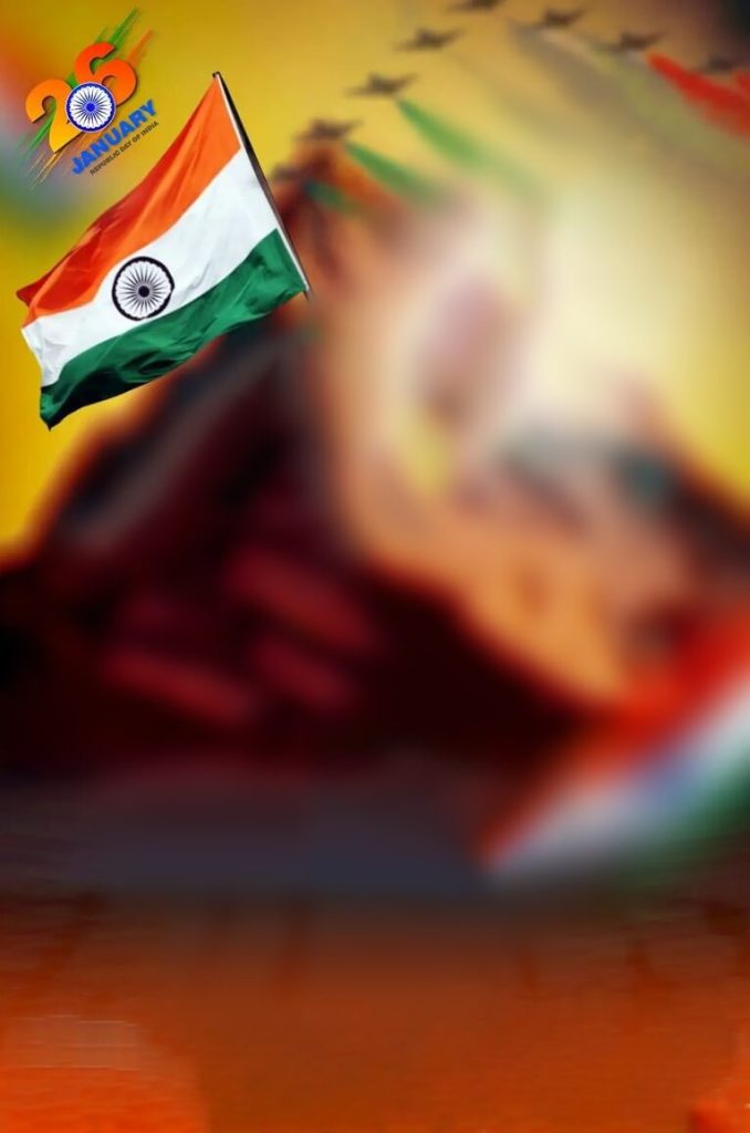 Photoshop Editing Happy Republic Day Full HD Background