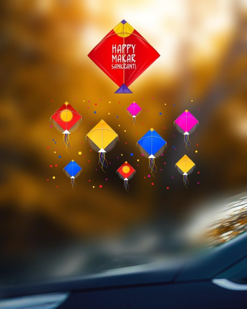 Pongal Happy Makar Sankranti CB Editing Background Full HD