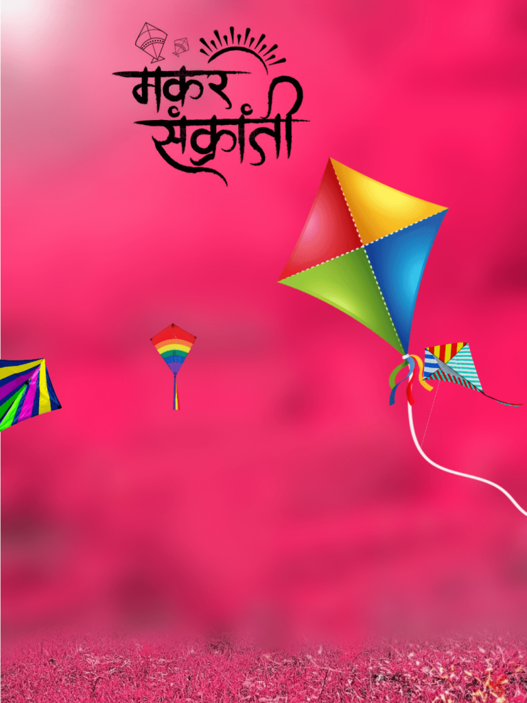 Pongal Makar Sankranti Background CB For Editing HD