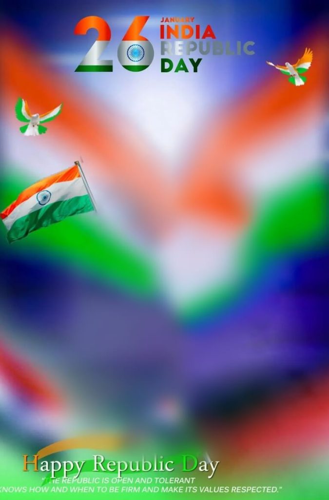 Republic Day 26 January Editing Background HD Images