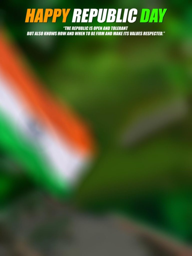 Republic Day India Tiranga Background HD For CB Editing