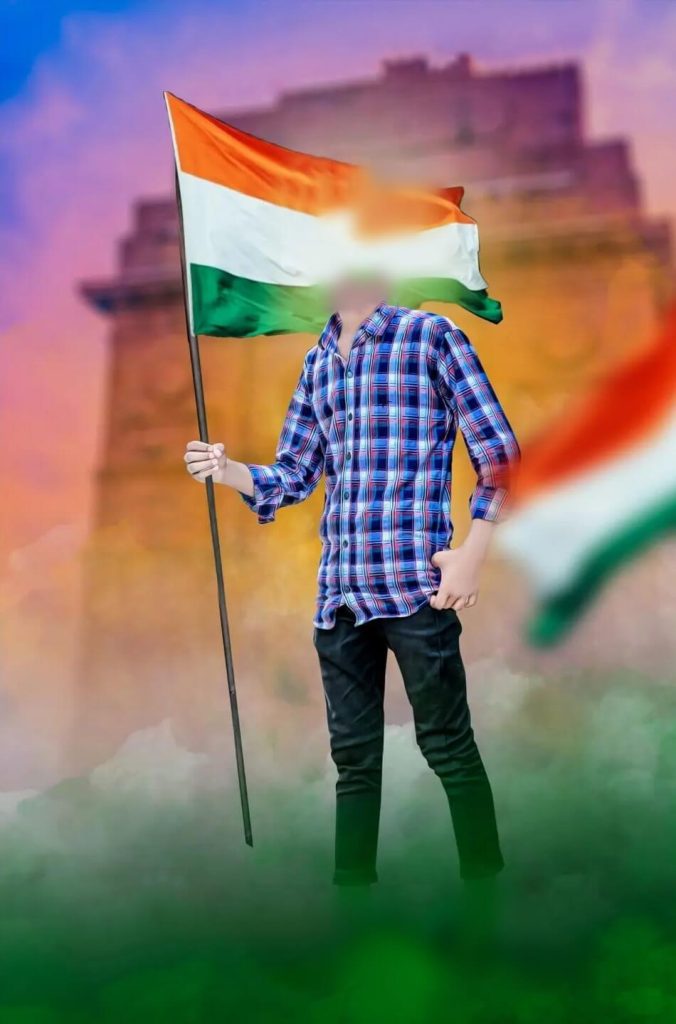 face cut republic day editing background