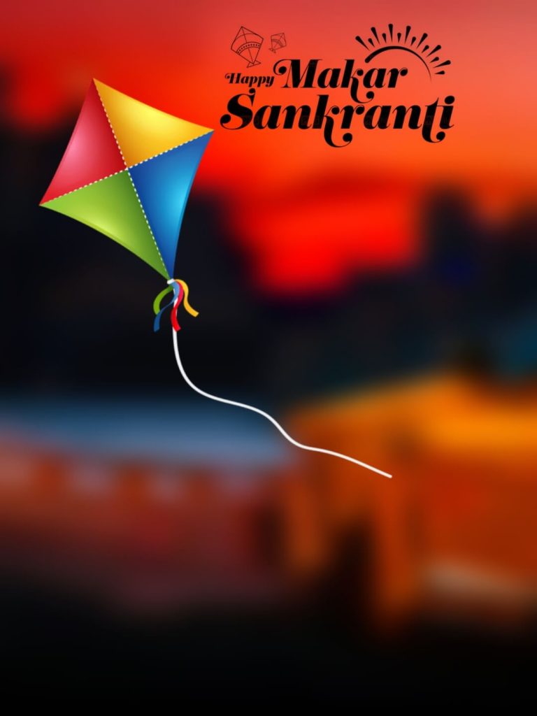 makar Sankranti kites Editing Background HD