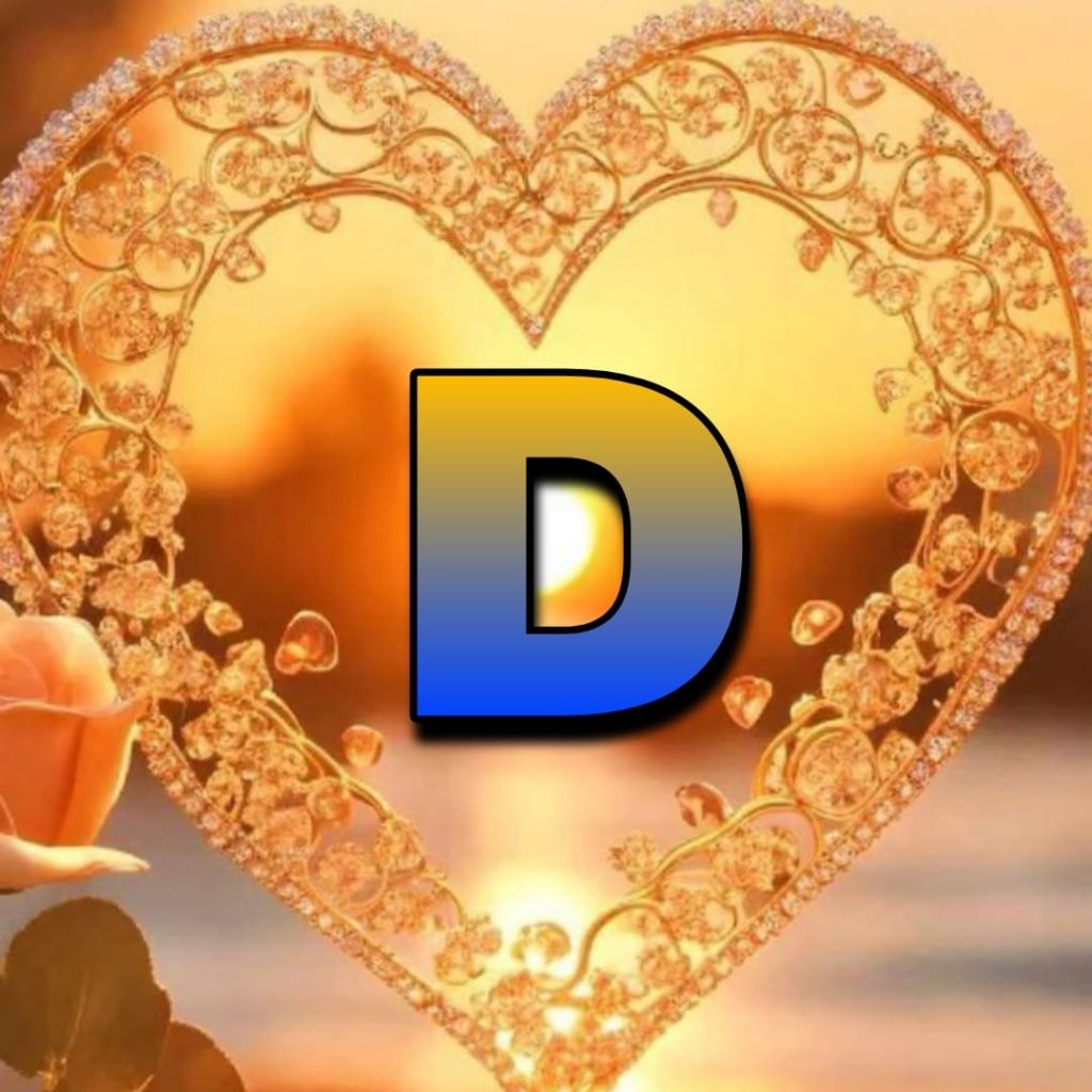 Cute Letter D HD wallpaper