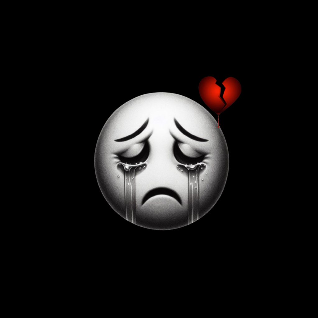 Depressing Sad Emoji Dp for WhatsApp