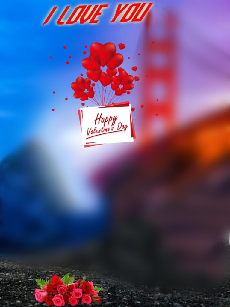 Full HD Valentine Day Photo Editing Background