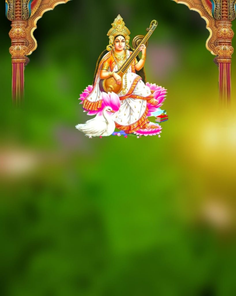 Happy Saraswati Puja CB Background