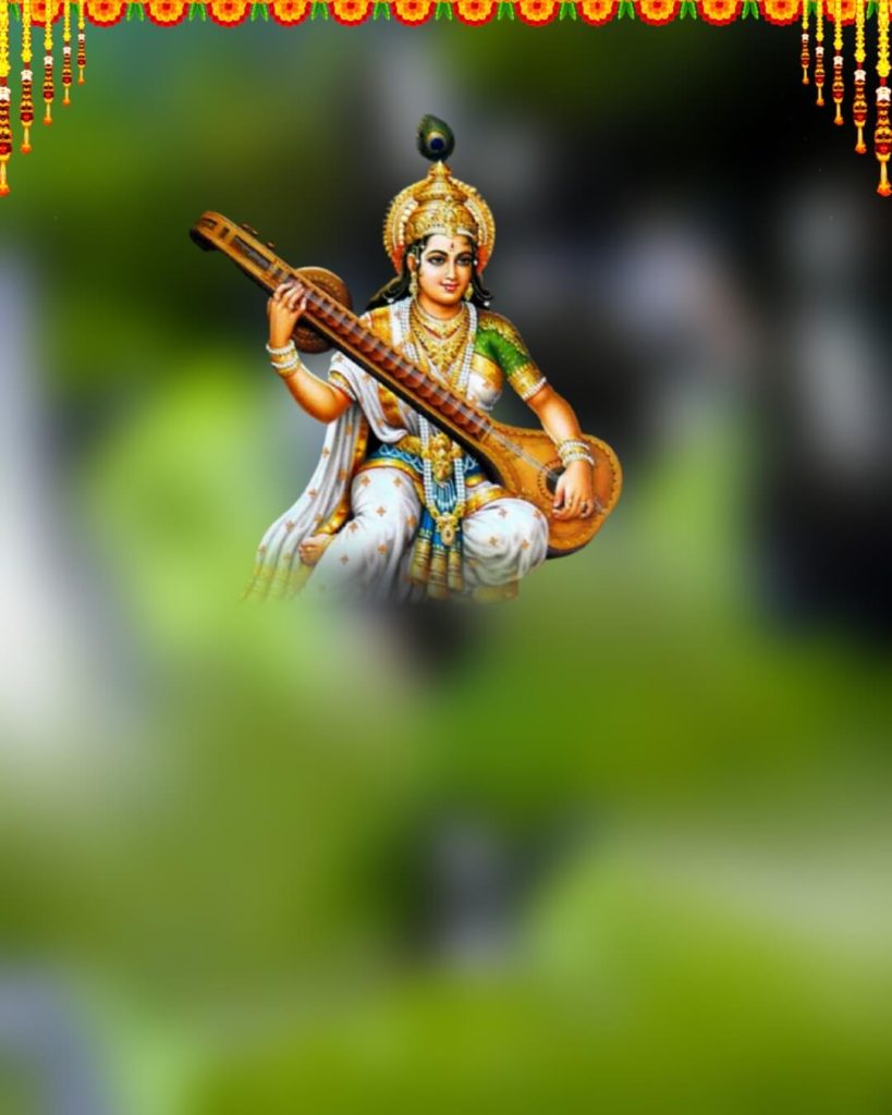 Happy Saraswati Puja Special Editing background