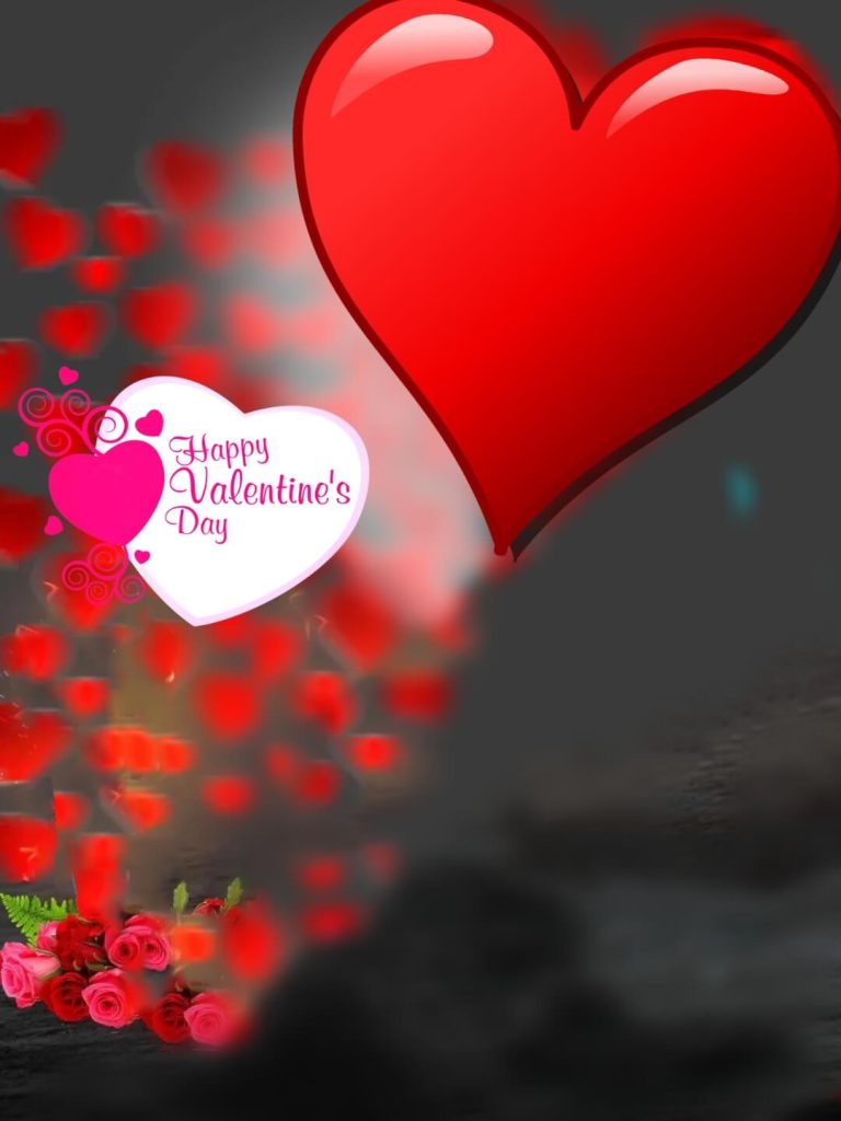 Happy Valentine Day Photo Editing Background 1080p