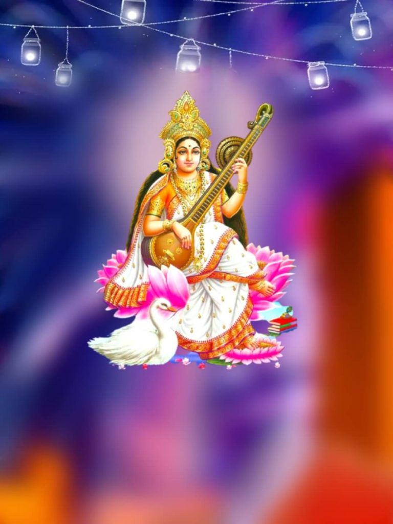 Photoshop Saraswati Puja Background CB Editing Images