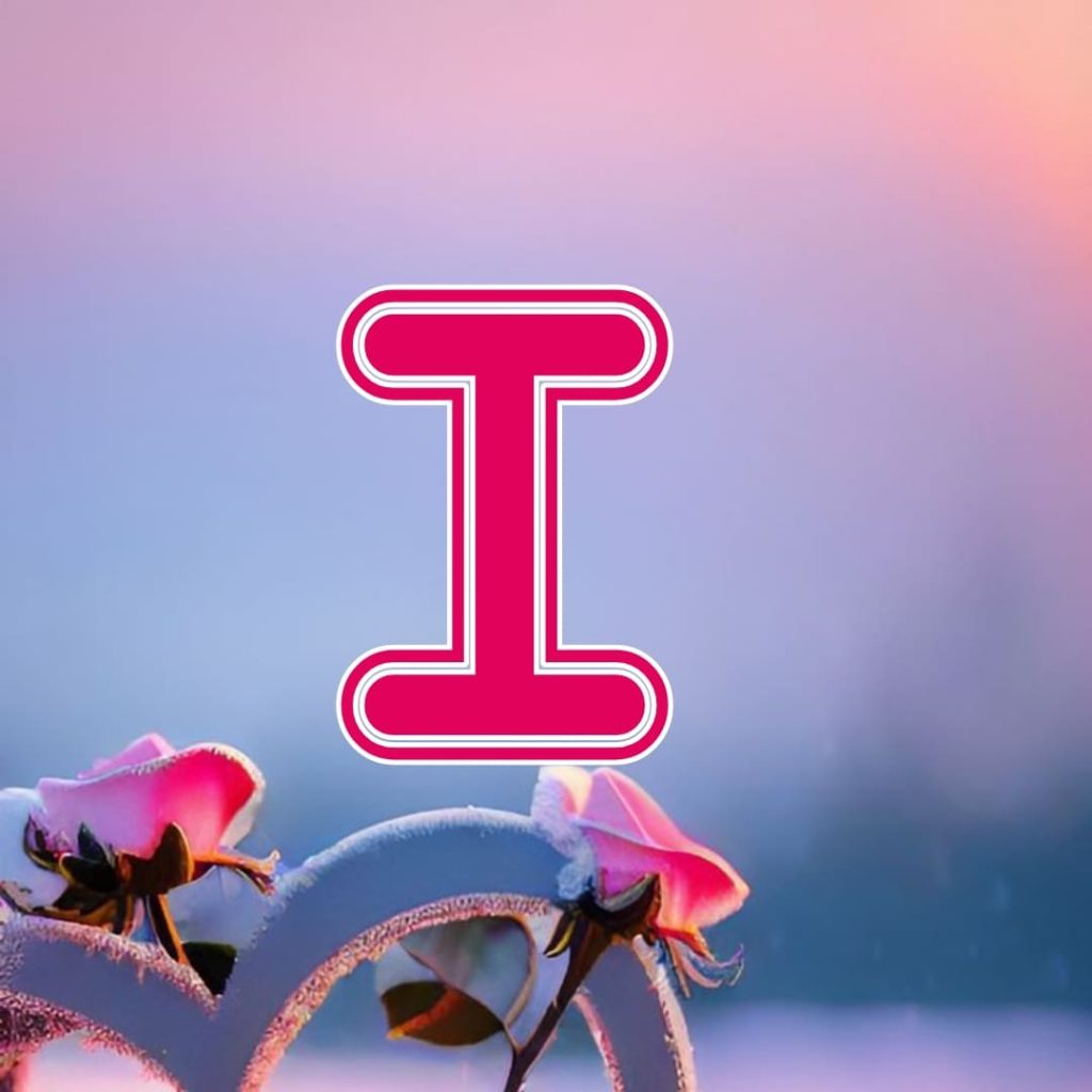 Stylish Letter I images