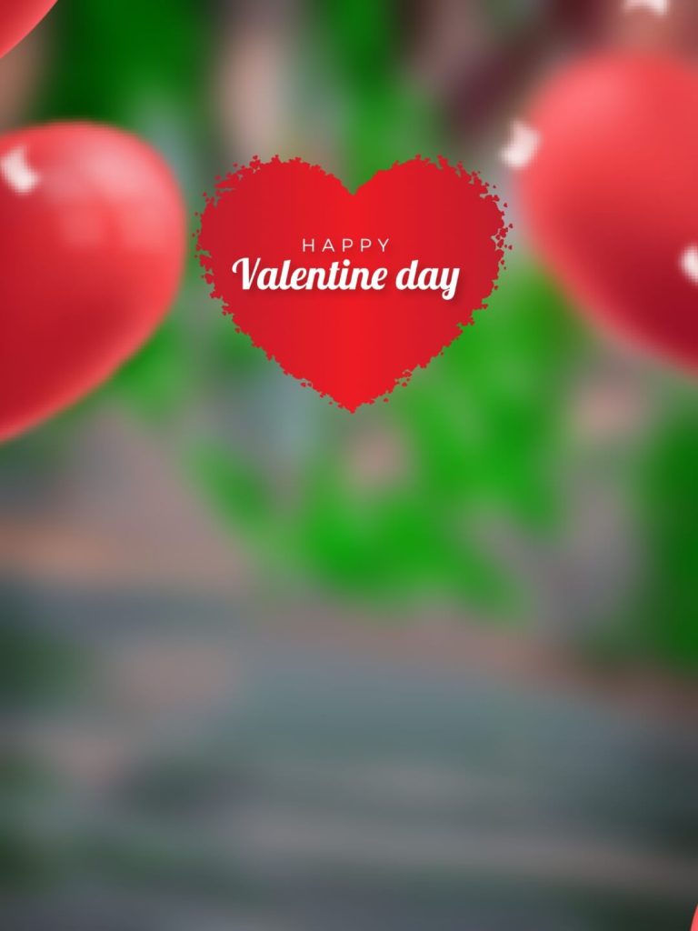 Valentine's Day Background For Photo Editing HD