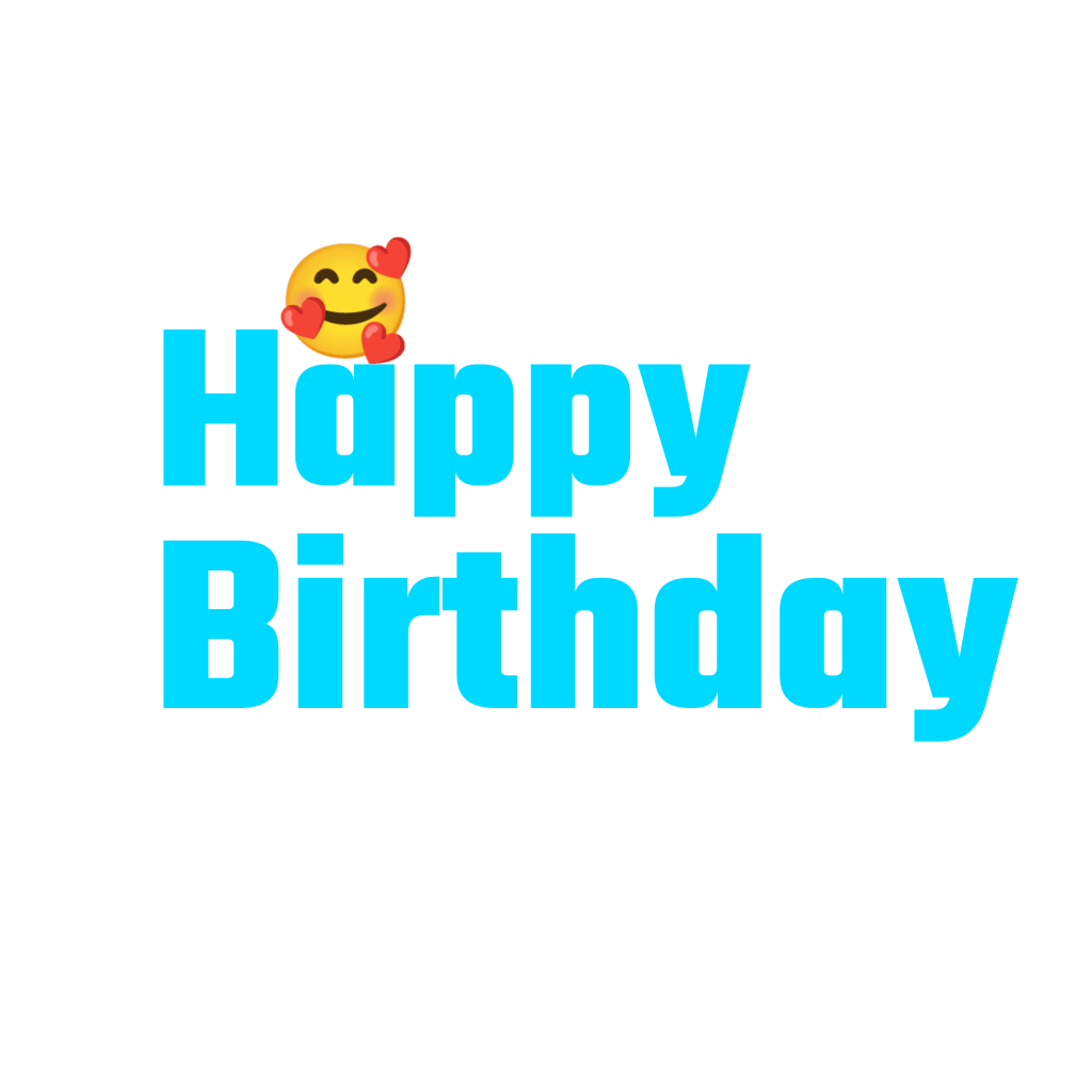 birthday text png new