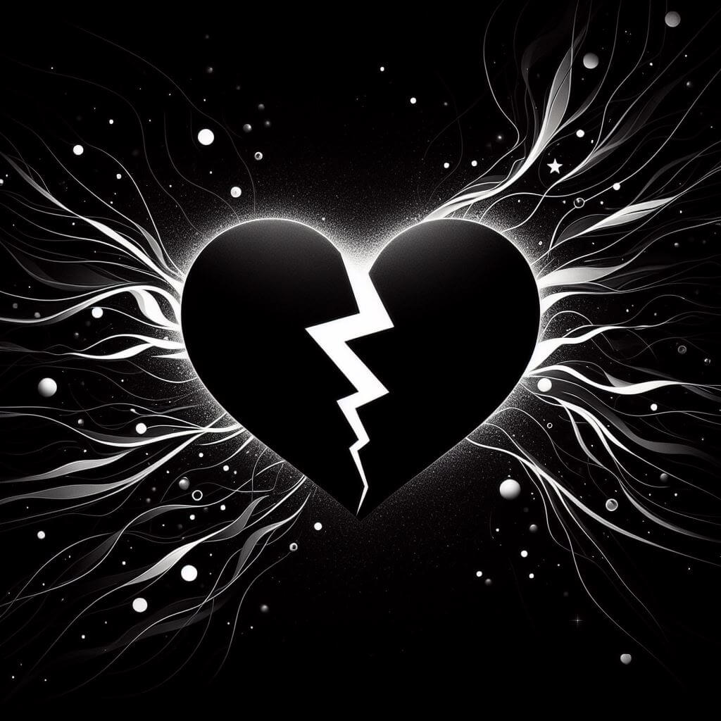 broken heart dp image