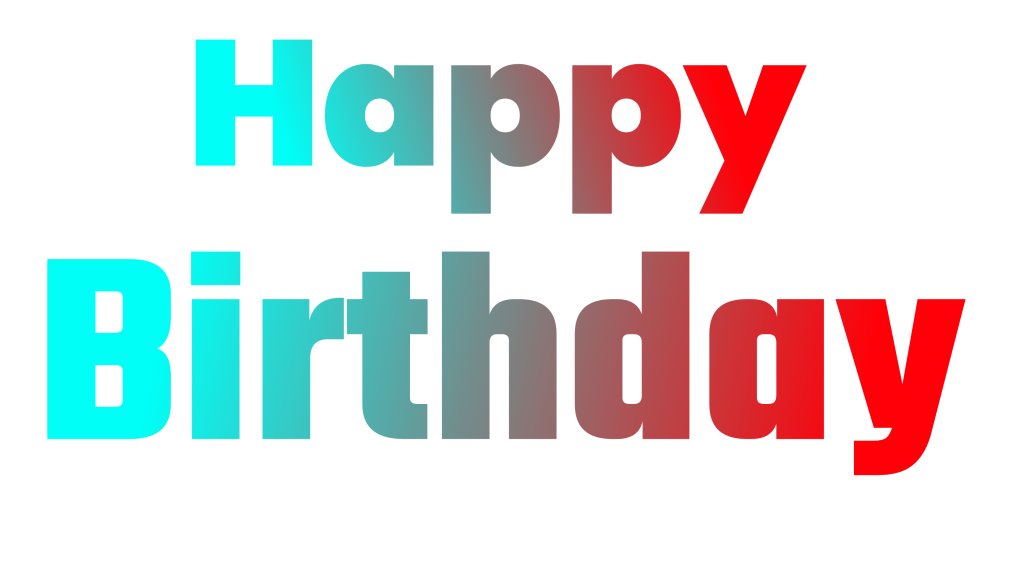 happy birthday png transparent