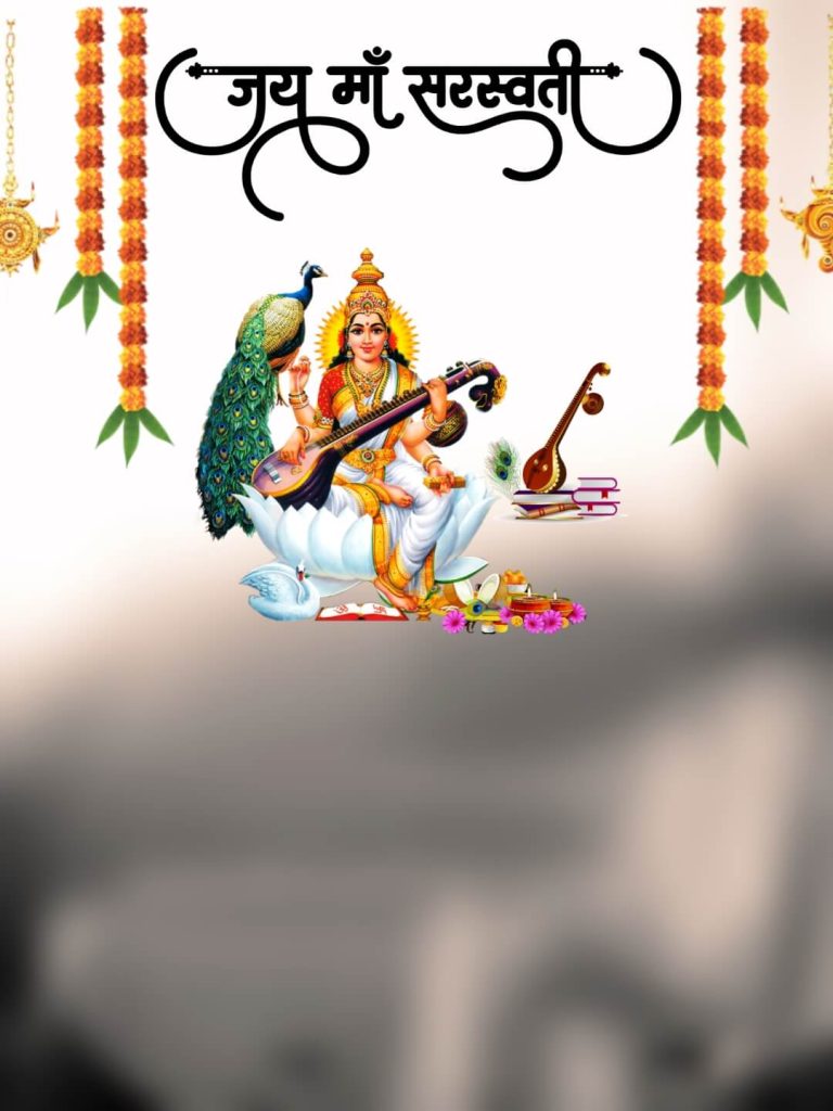 saraswati puja background stock hd