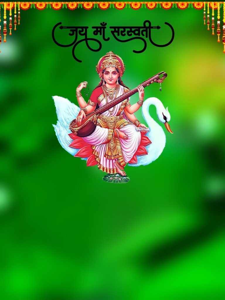 saraswati puja photo editing background hd