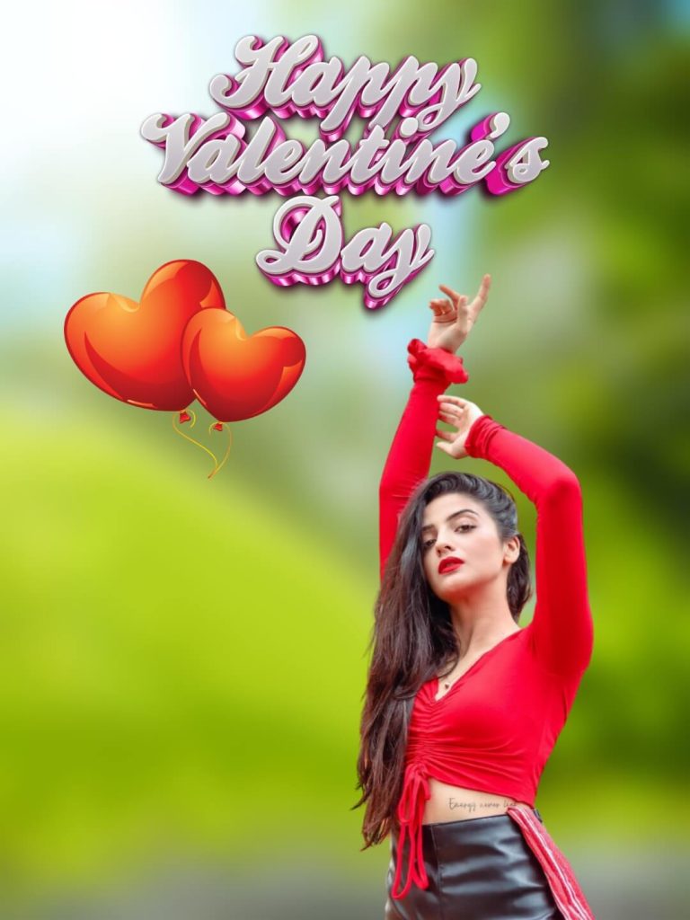 valentine day editing background girl