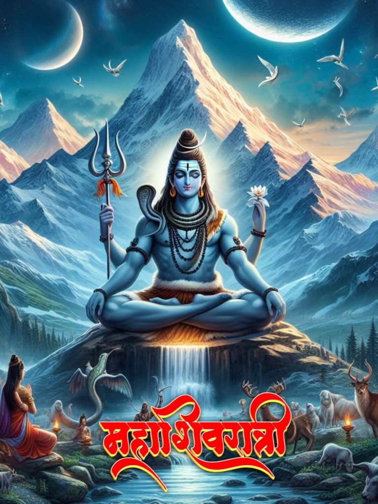 Happy Shivratri Photo Editing Background