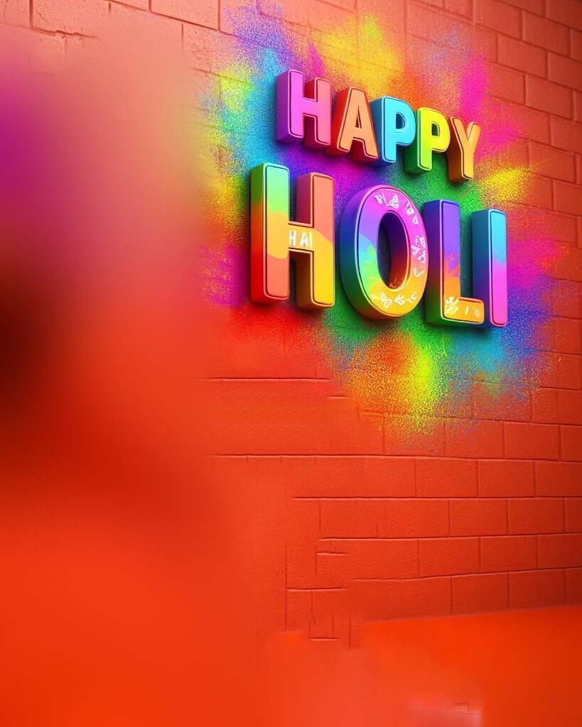 New Holi Photo Editing Background