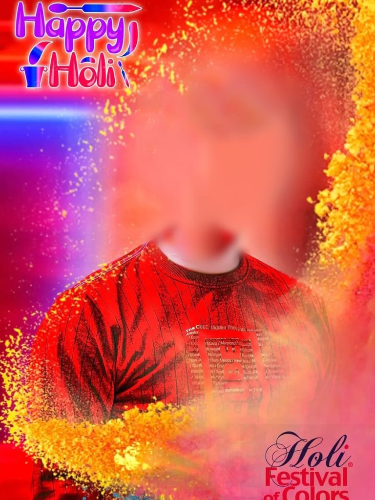 boy holi editing background