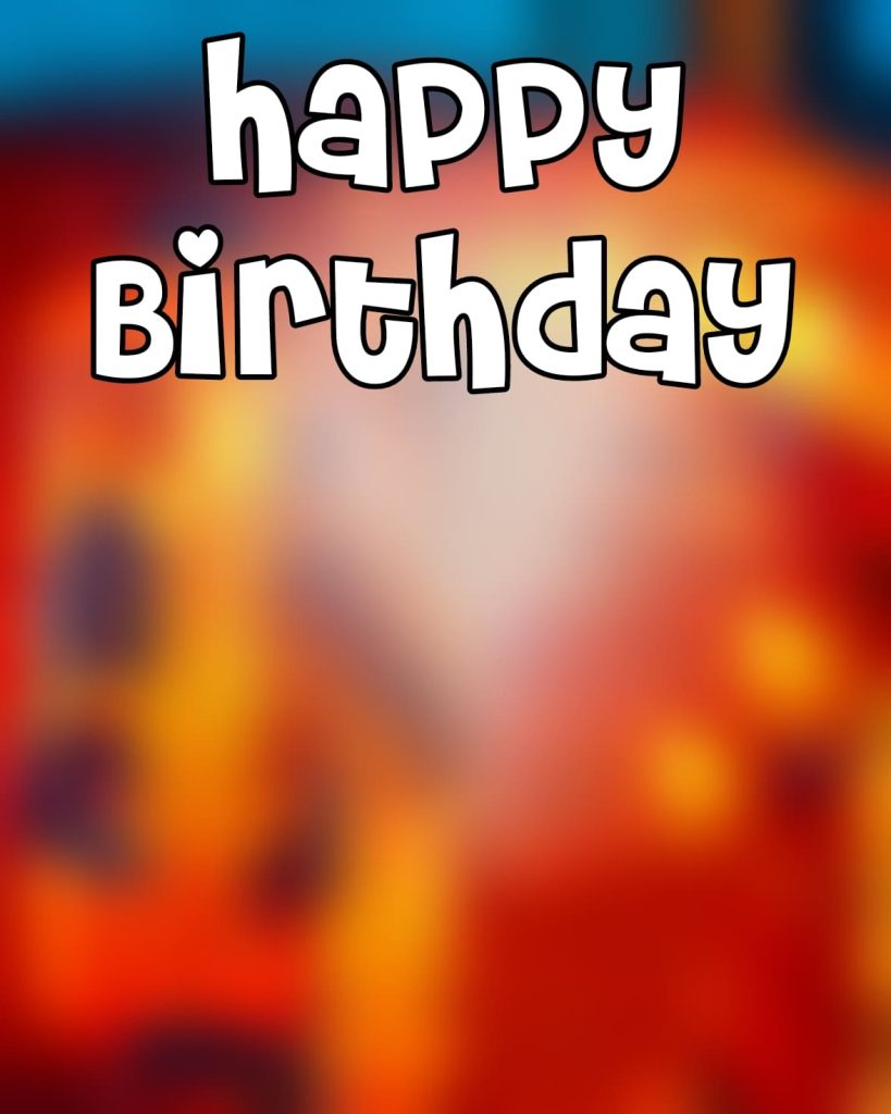 birthday photo editing background