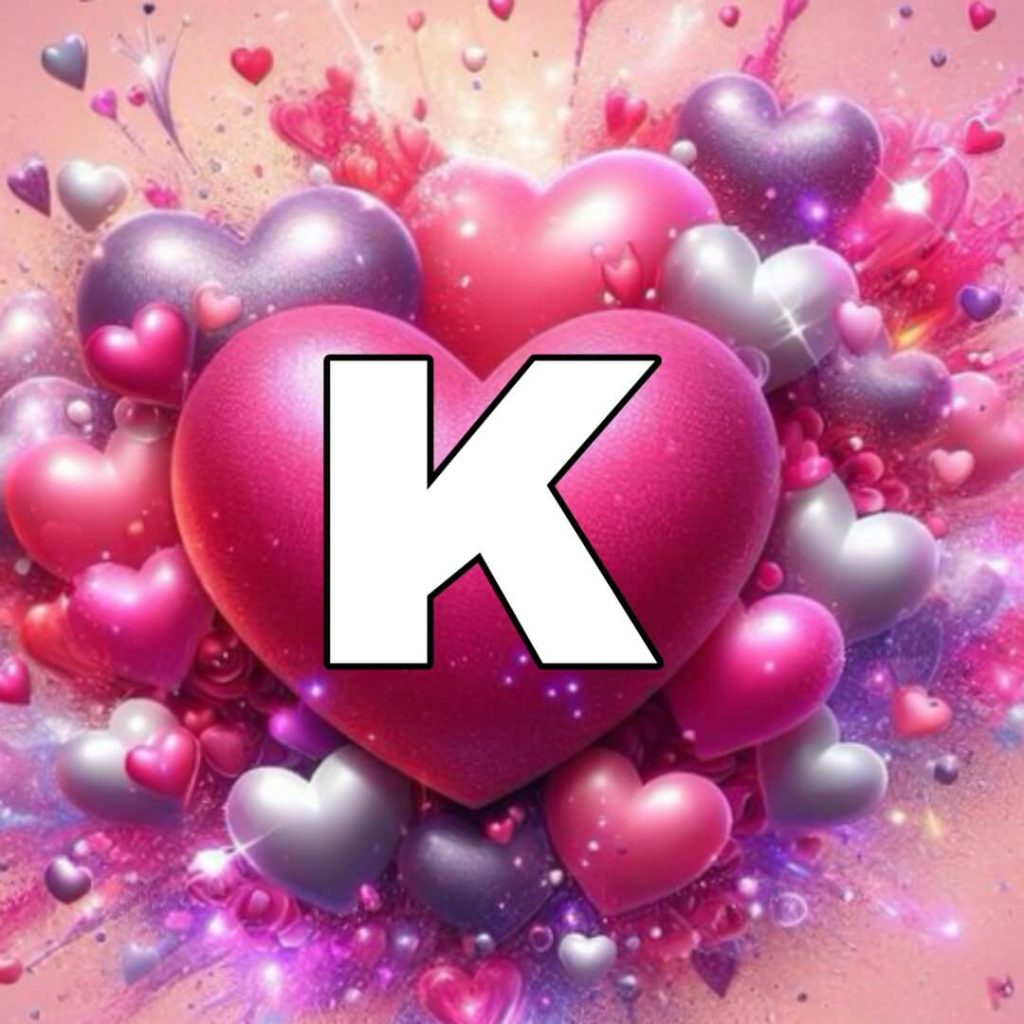 cute k name dp