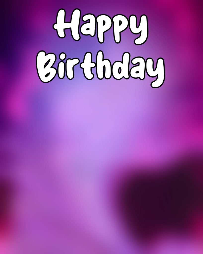 happy birthday photo editing background online