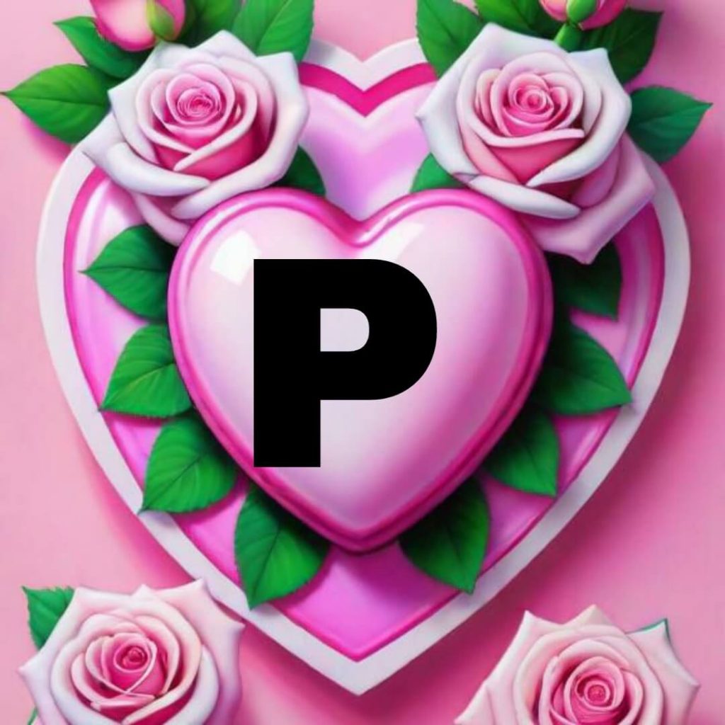 p letter style images