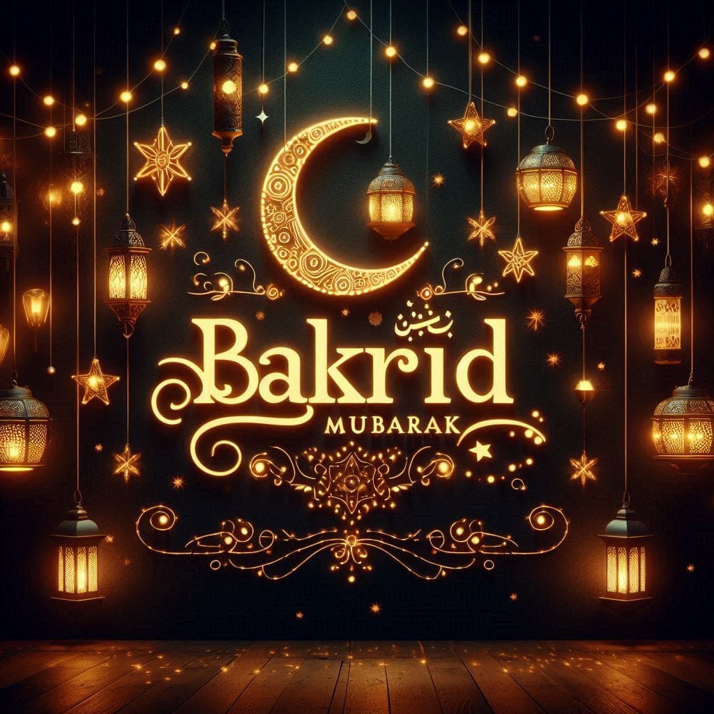 Bakrid mubarak 2024 images download