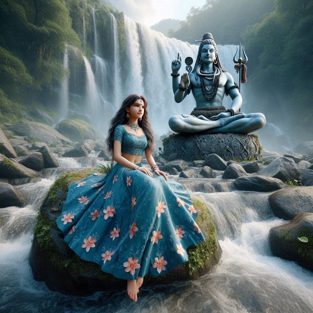 Mahadev with girl ai images hd download free