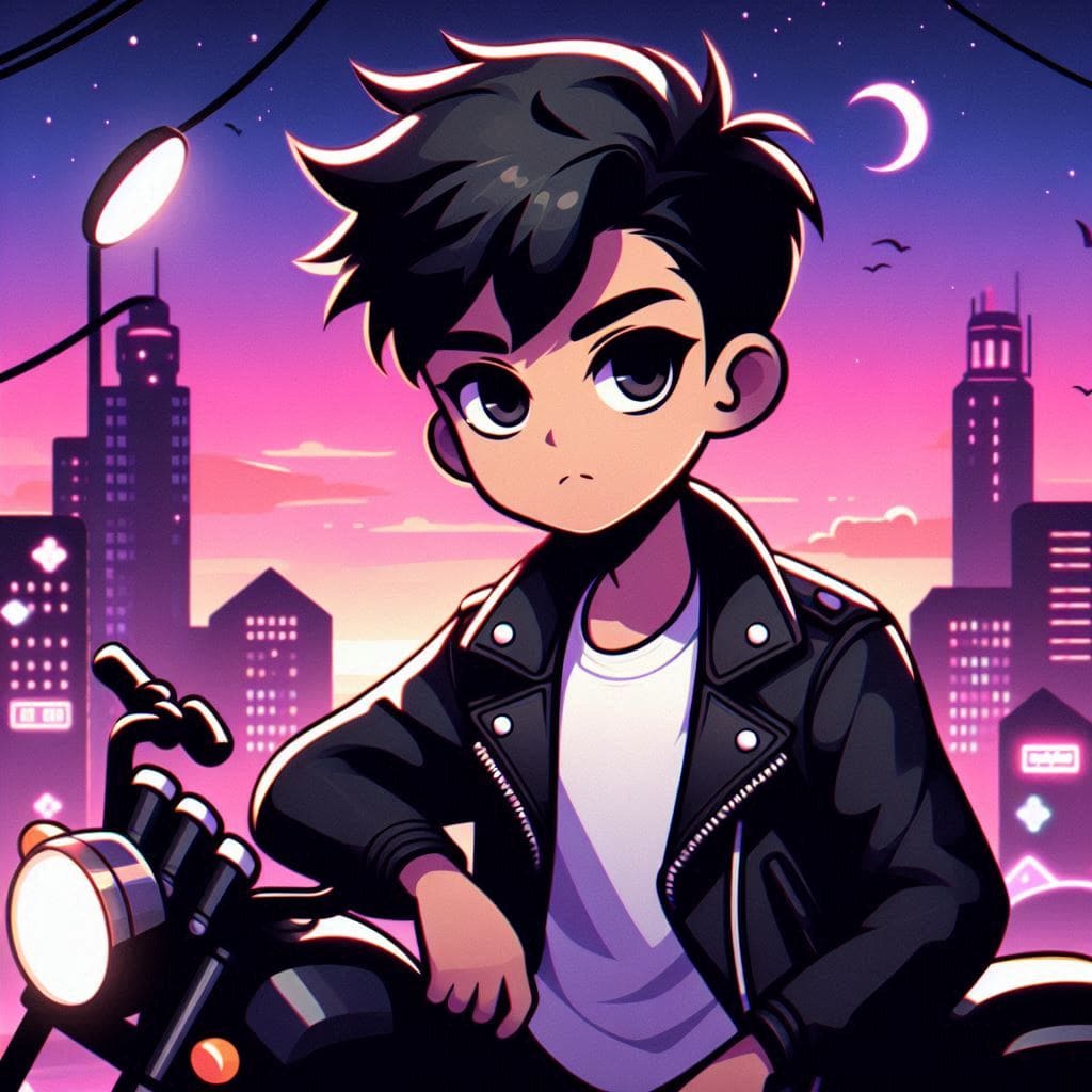 Aesthetic boy cartoon dp for whatsapp