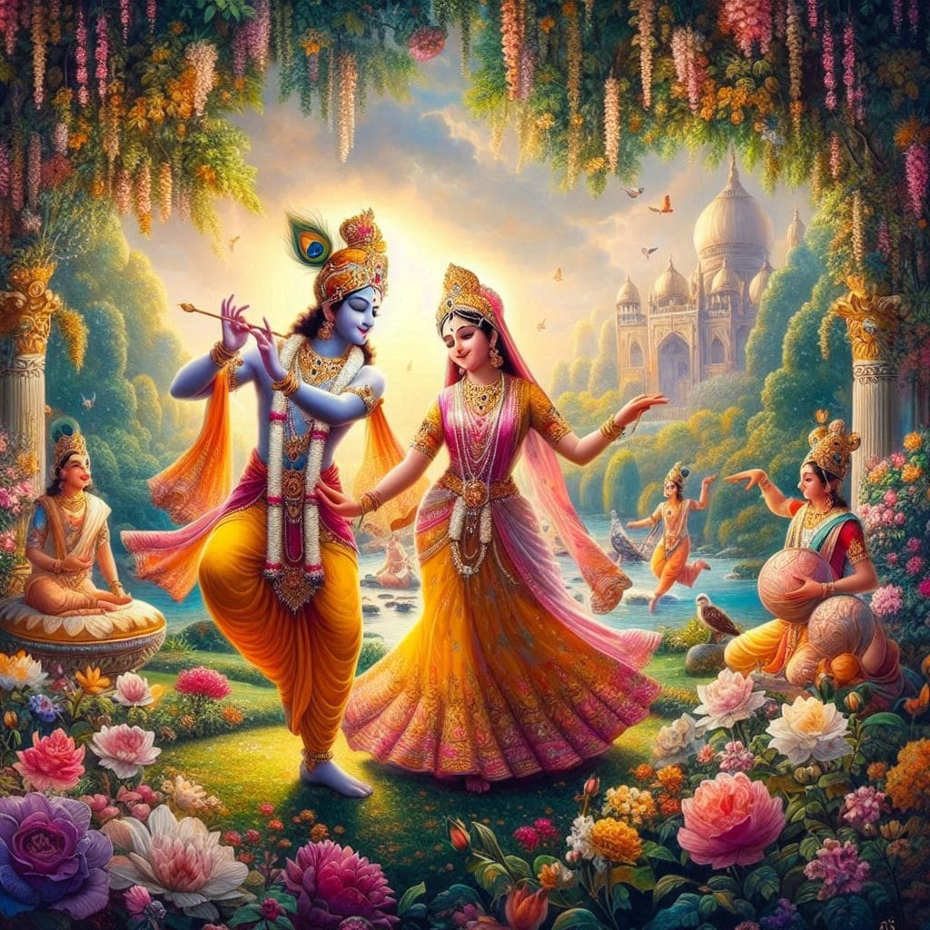 Beautiful krishna janmashtami photo wallpaper for mobile