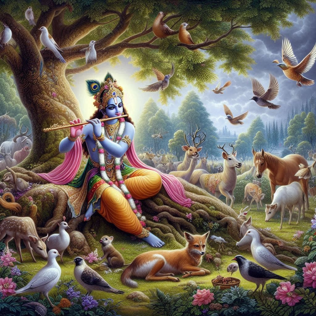 Beautiful krishna janmashtami photo wallpaper hd 1080p download