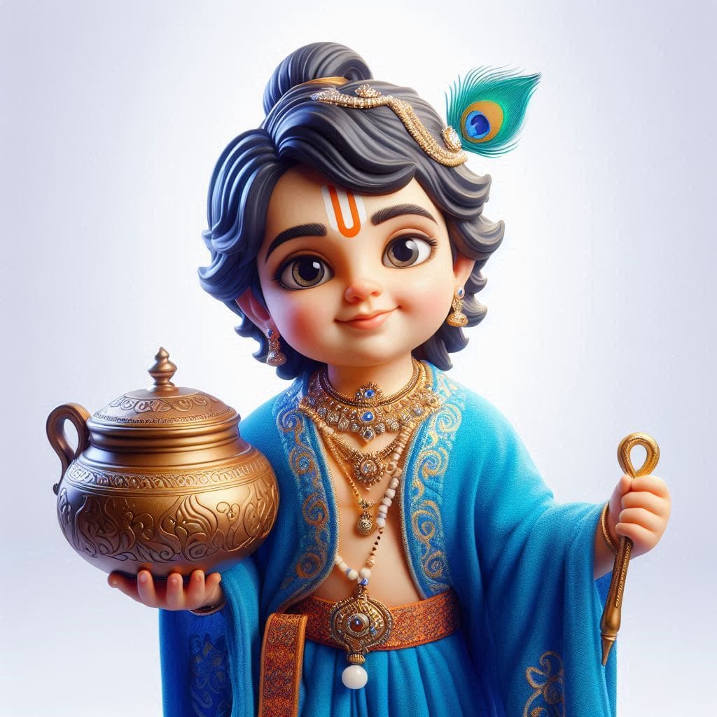 Happy krishna janmashtami banner hd download