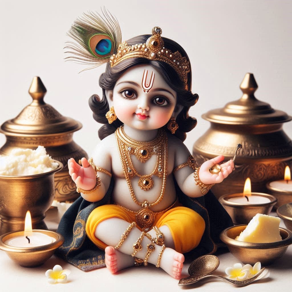 Happy krishna janmashtami banner hd images free download