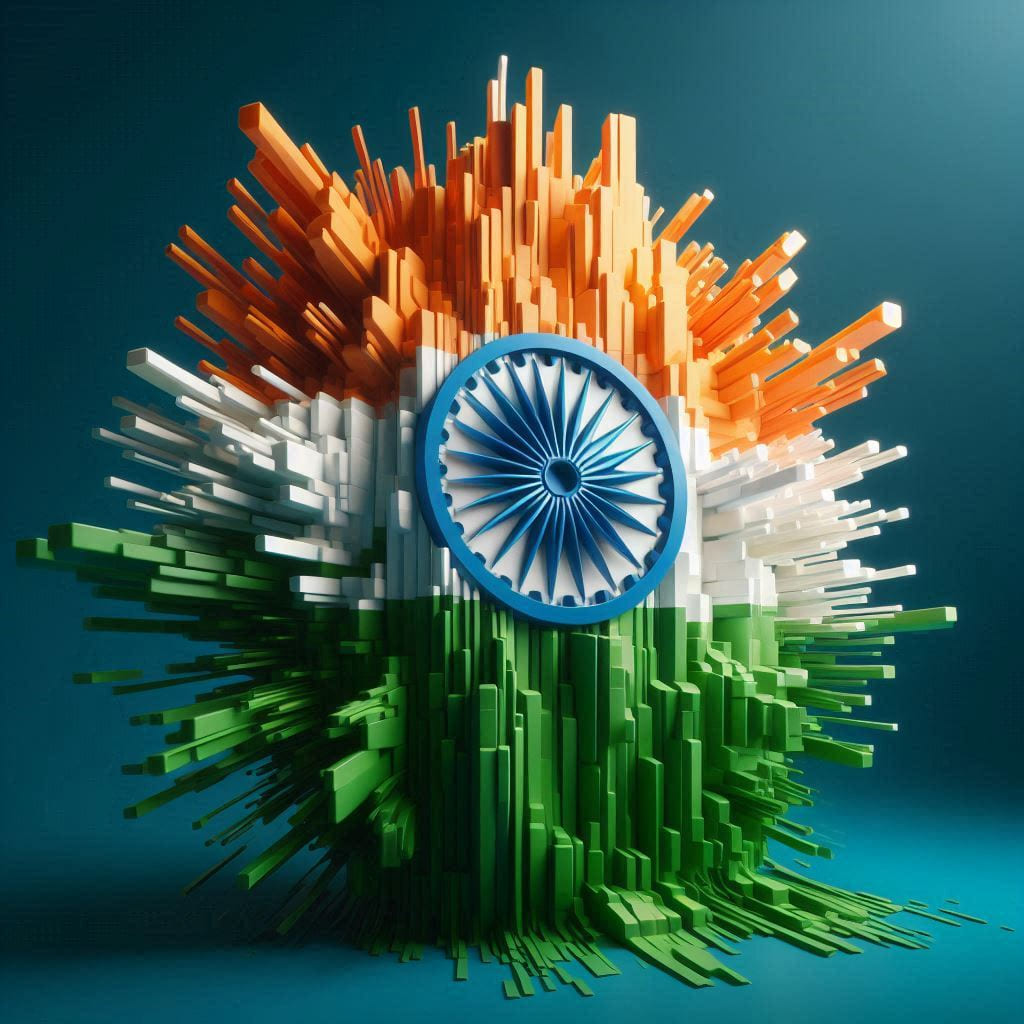 Independence day logo design