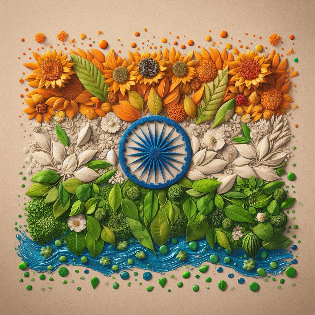 Indian independence day logo download