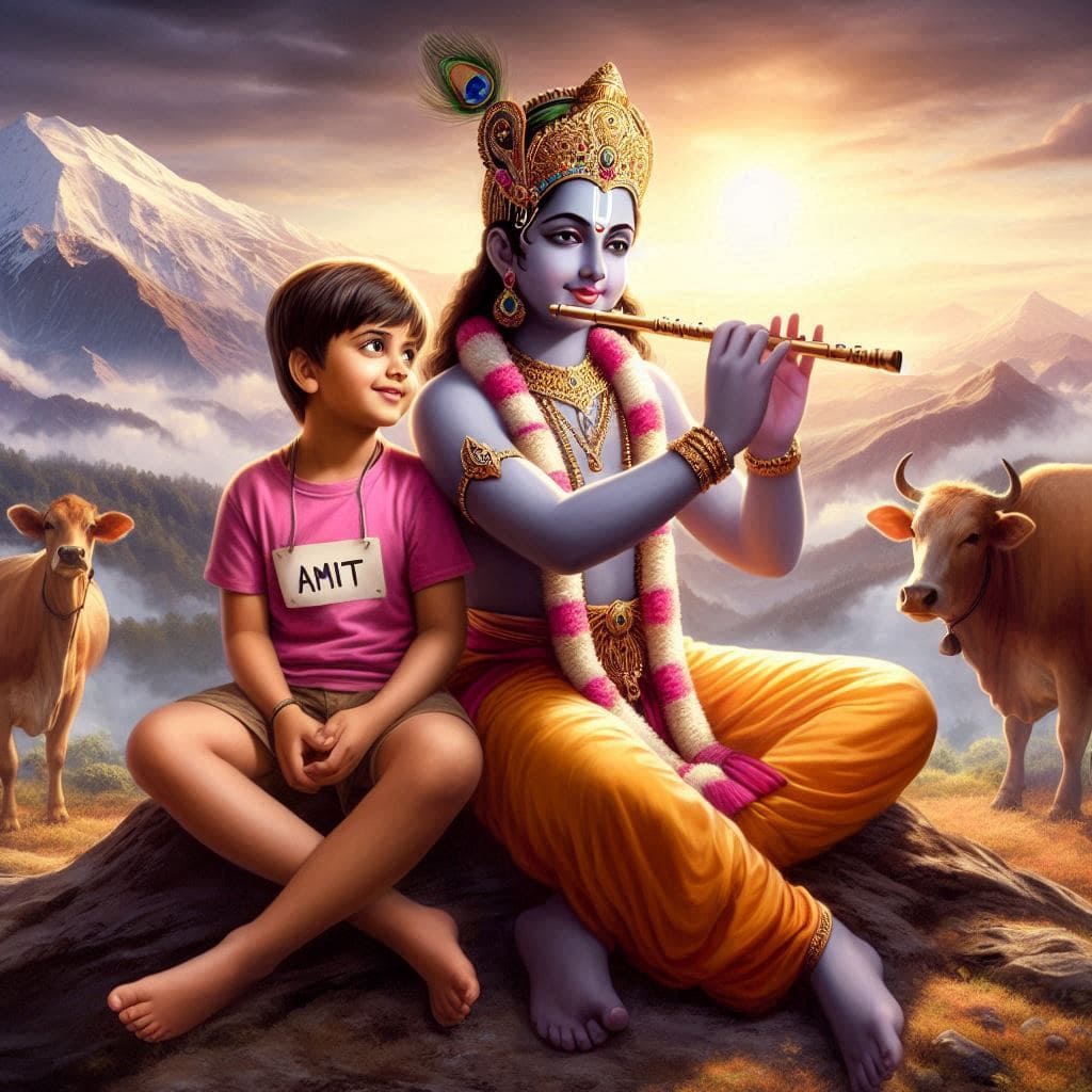 Krishna Janmashtami Ai Image 1080p