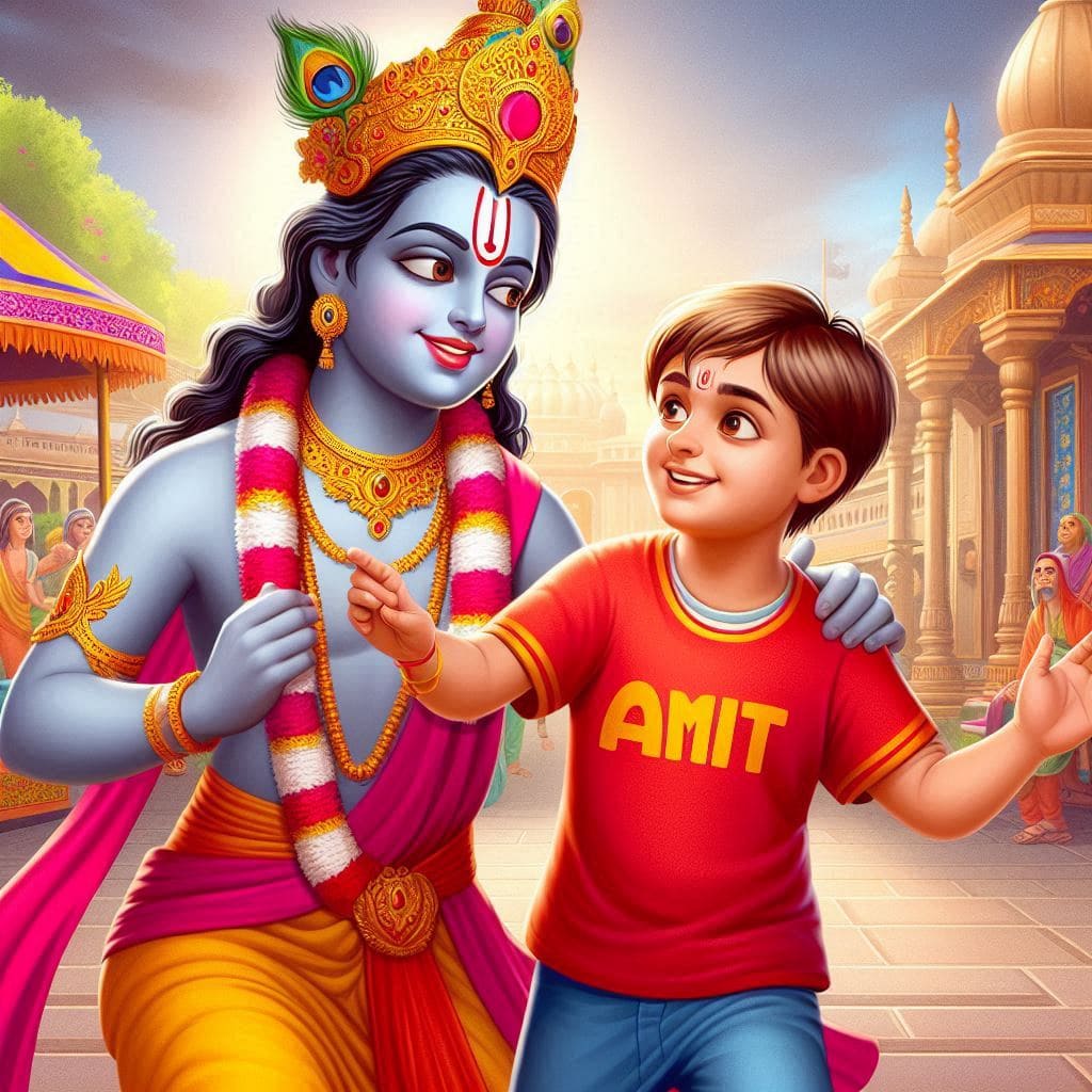 Krishna Janmashtami Ai Image